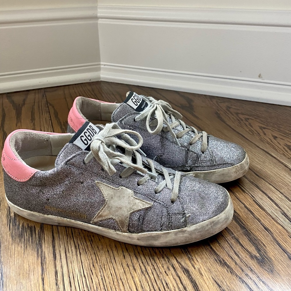 Golden Goose Deluxe Brand Size 37 Superstars - Picture 3 of 9